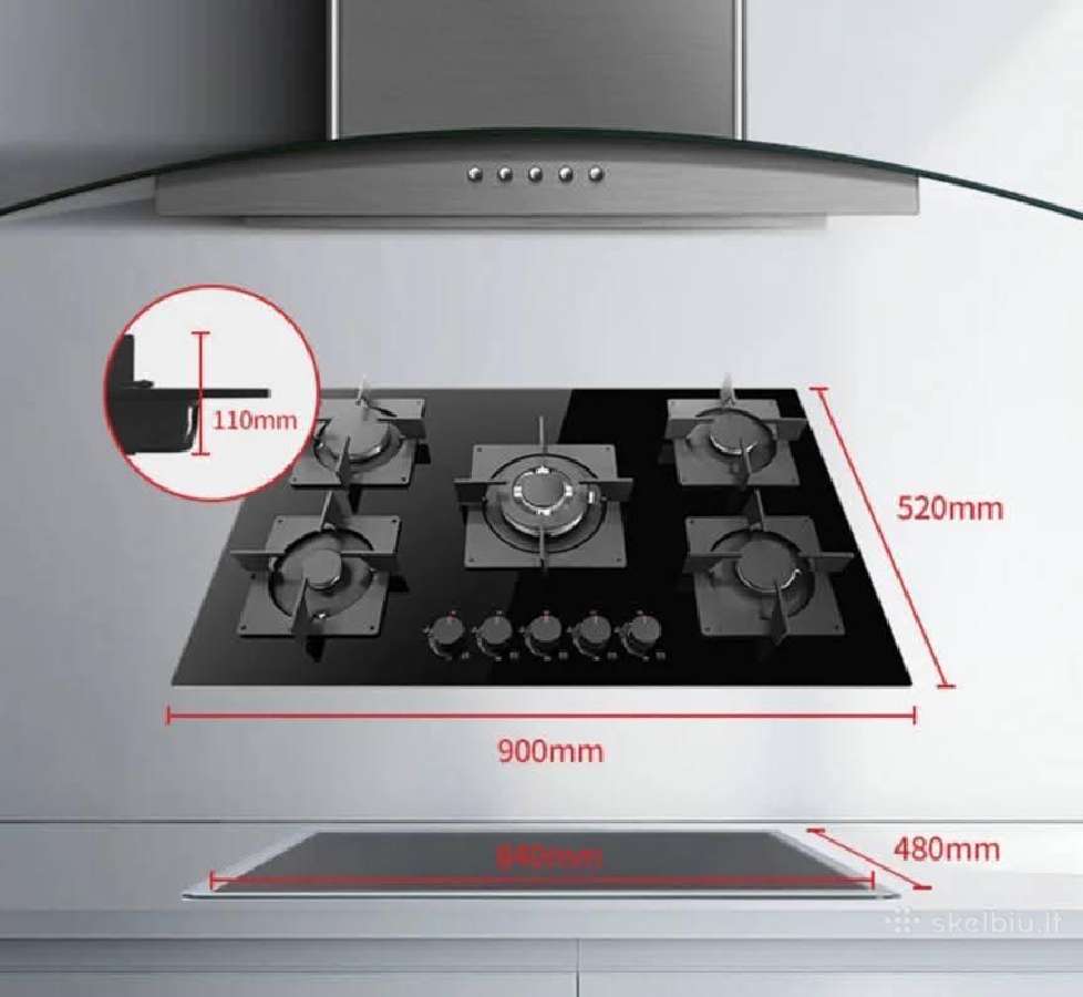 Hertz Forte ® Premium 5 degiklių, 3.2 kw 90cm - nuotraukos Nr. 10
