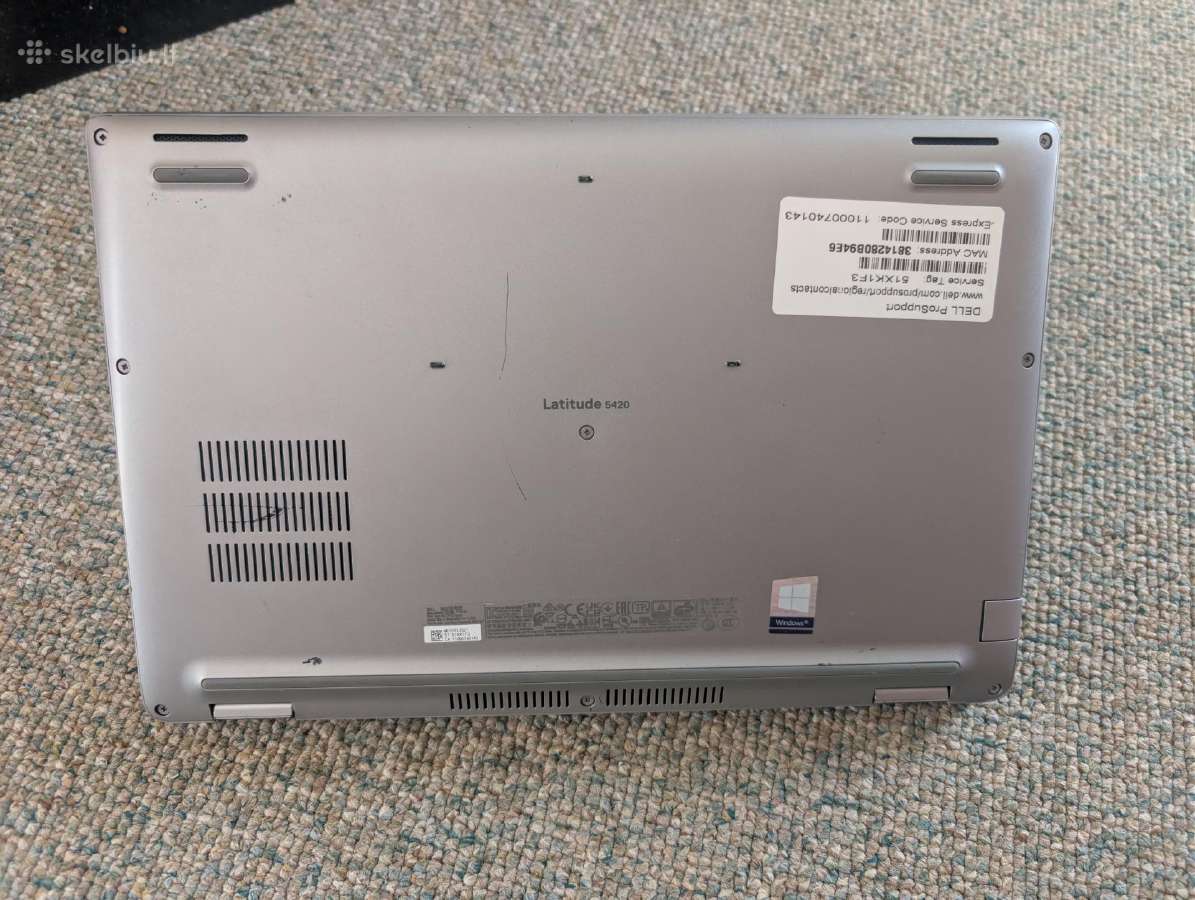 Dell Latitude 5420,i5-1145g7,32gb RAM,256ssd - nuotraukos Nr. 4
