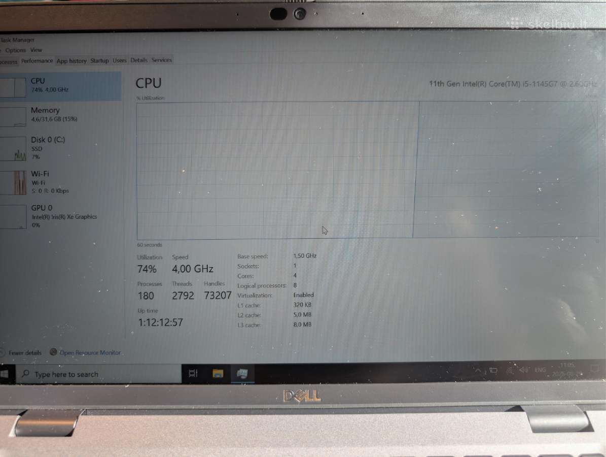 Dell Latitude 5420,i5-1145g7,32gb RAM,256ssd - nuotraukos Nr. 5
