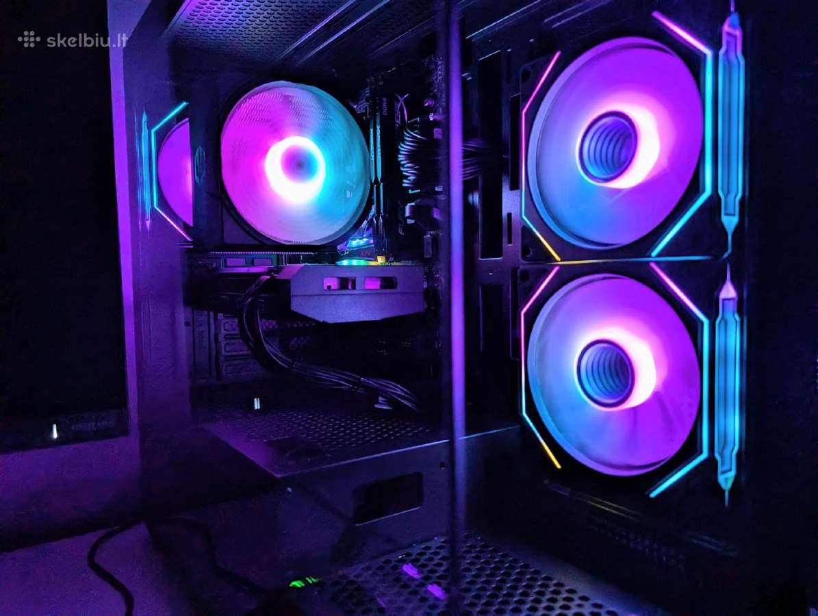 Žaidimų-mokslų Pc Ryzen 5,16gb,rx 5700xt,512gb - nuotraukos Nr. 2