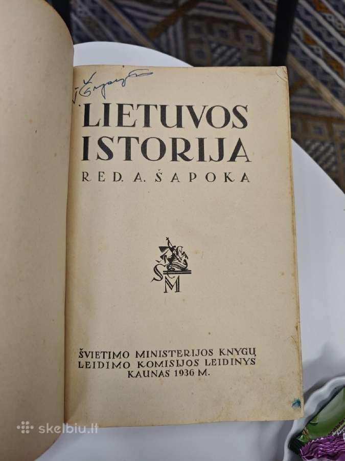 Lietuvos istorija – red. A. Šapoka 1936m. - nuotraukos Nr. 4