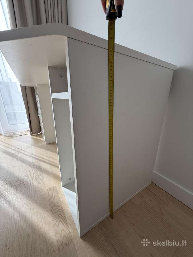 Rašomasis mokyklinis stalas baltas - nuotraukos Nr. 5