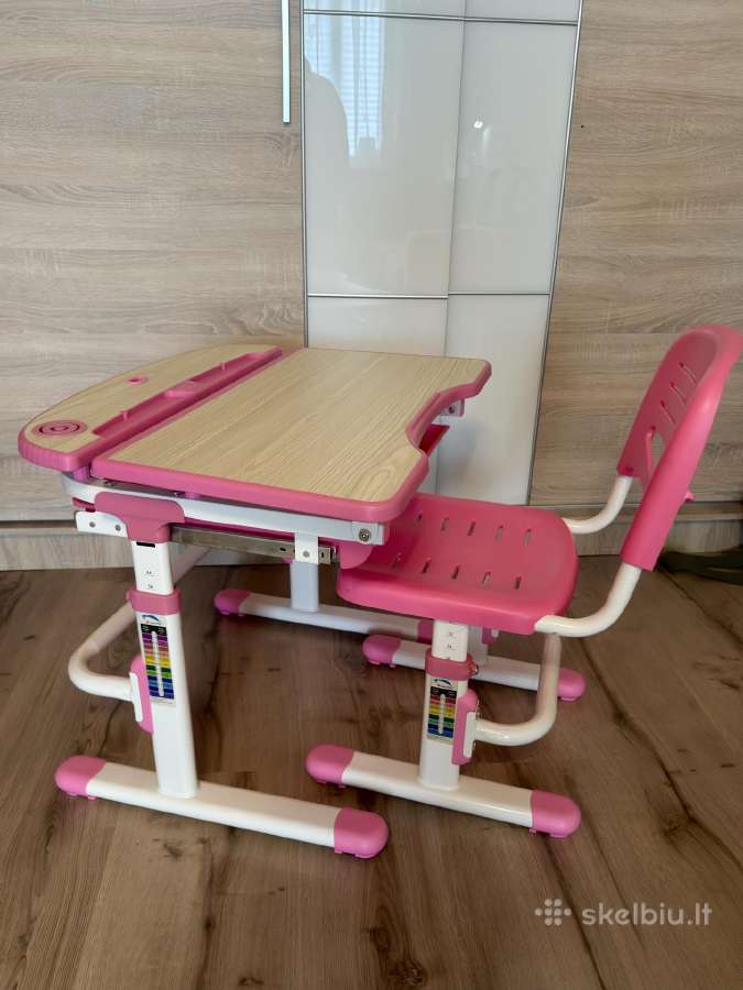 Ergovida reguliuojamas vaikiškas stalas su kede - nuotraukos Nr. 2