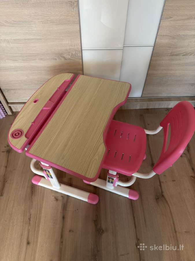 Ergovida reguliuojamas vaikiškas stalas su kede - nuotraukos Nr. 3