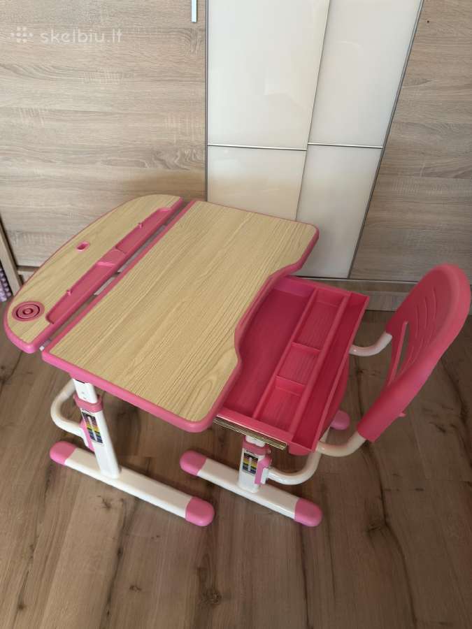 Ergovida reguliuojamas vaikiškas stalas su kede - nuotraukos Nr. 6