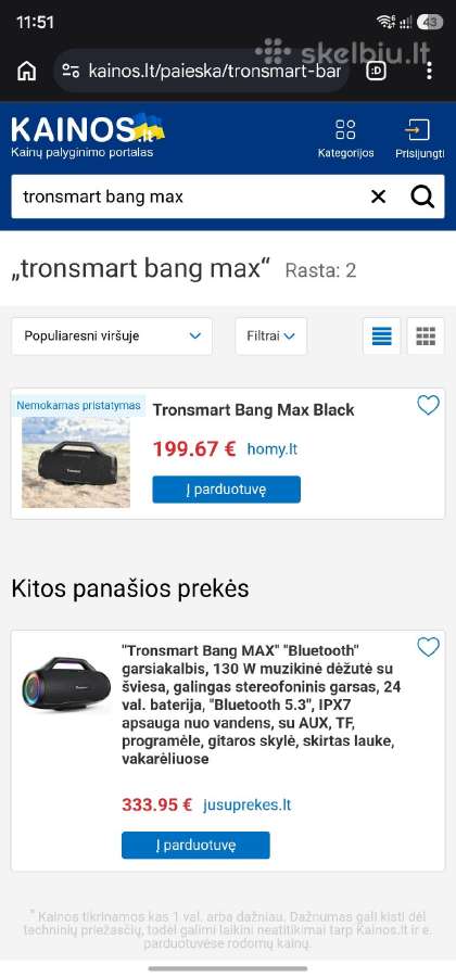 Tronsmart bang max - nuotraukos Nr. 3