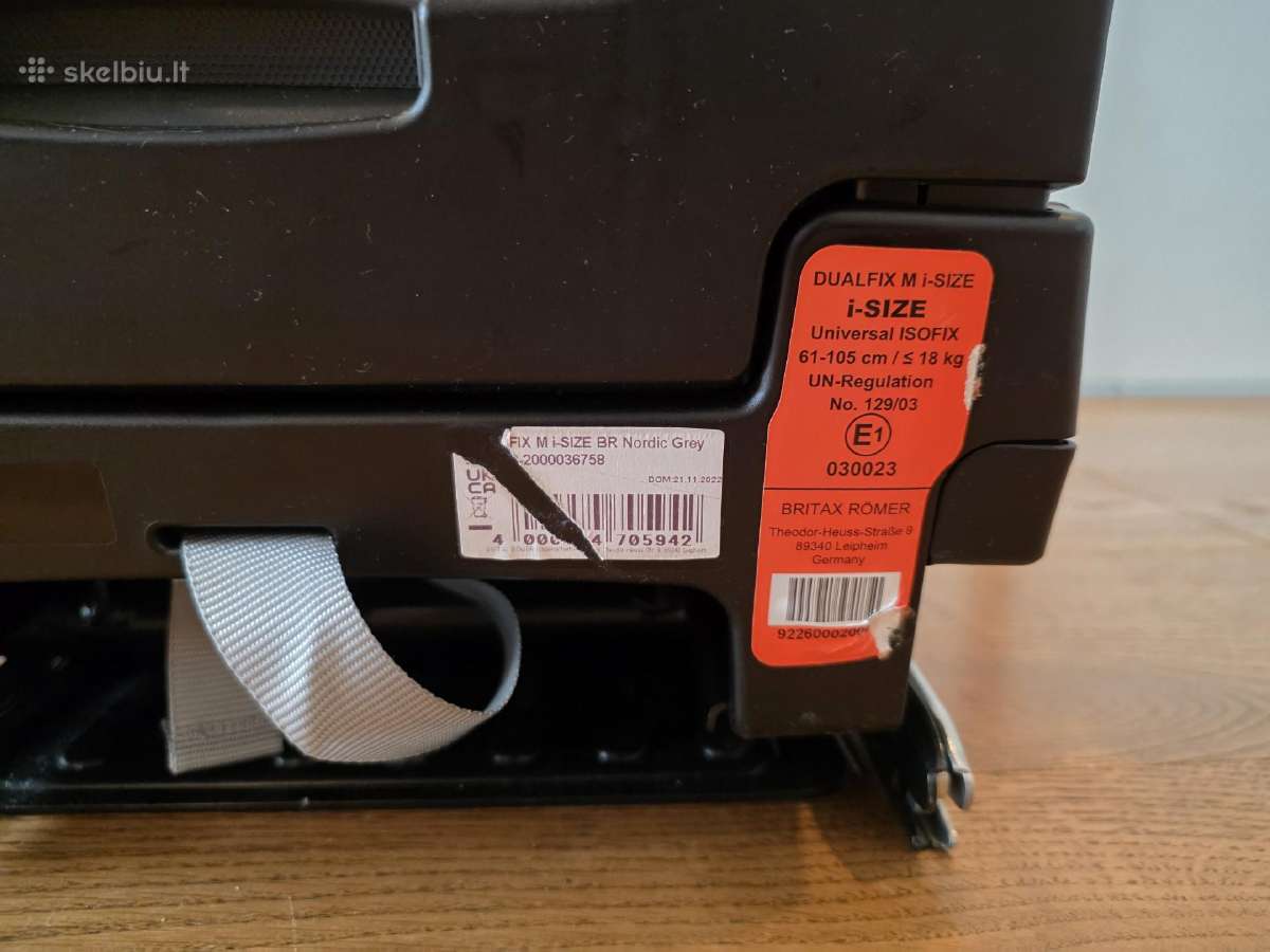 Automobilinė kėdutė Britax Romer Dualfix M i-size - nuotraukos Nr. 9
