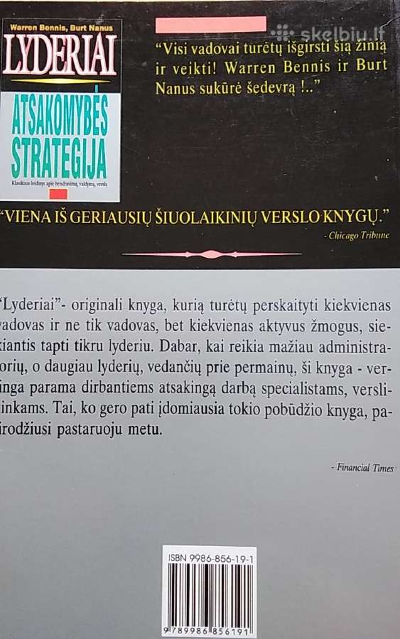 Lyderiai. Atsakomybės strategija - nuotraukos Nr. 6