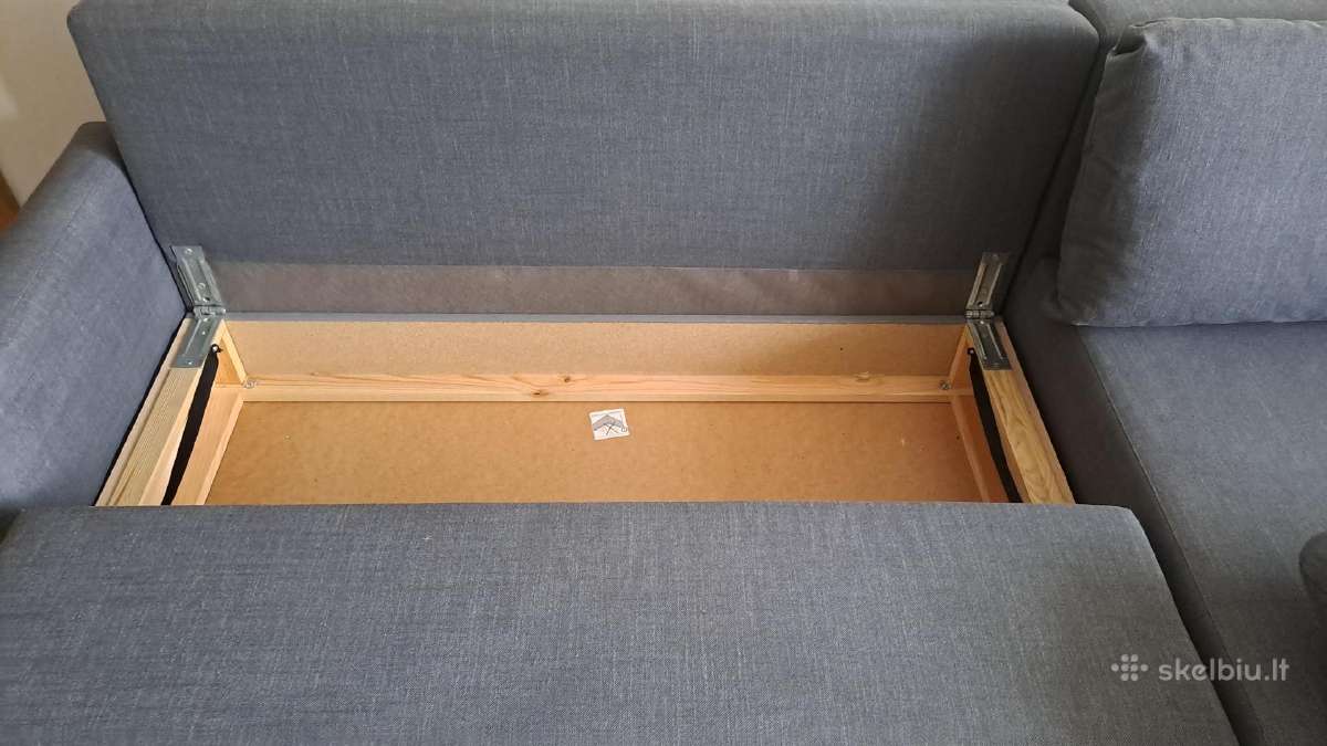 Kampinė dvivietė sofa. Geros būklės. - nuotraukos Nr. 2