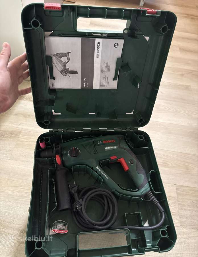 3 kartus nauduotas Bosch perforatorius gręžtuvas - nuotraukos Nr. 3