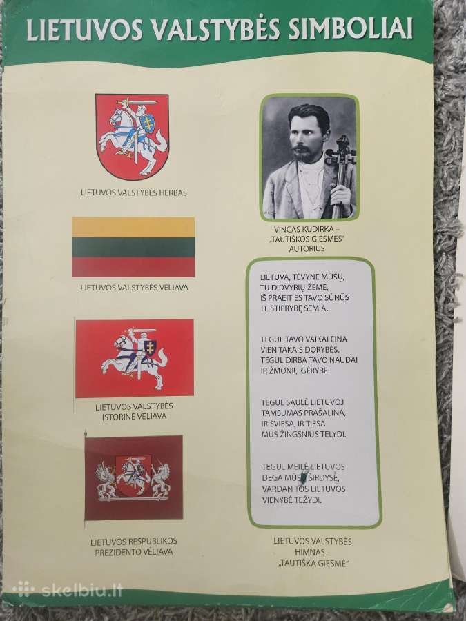 Didelio formato (A2 ir A3) mokomieji plakatai - nuotraukos Nr. 2