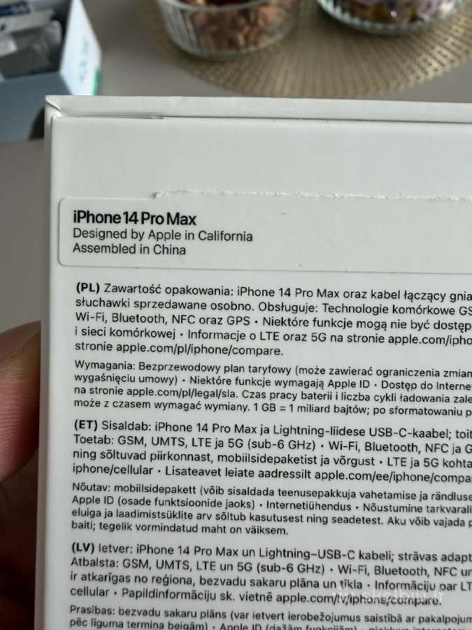 iPhone 14 pro max 128gb - nuotraukos Nr. 2