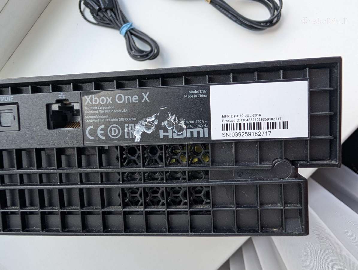 Xbox One X Konsolė Priedai - nuotraukos Nr. 7