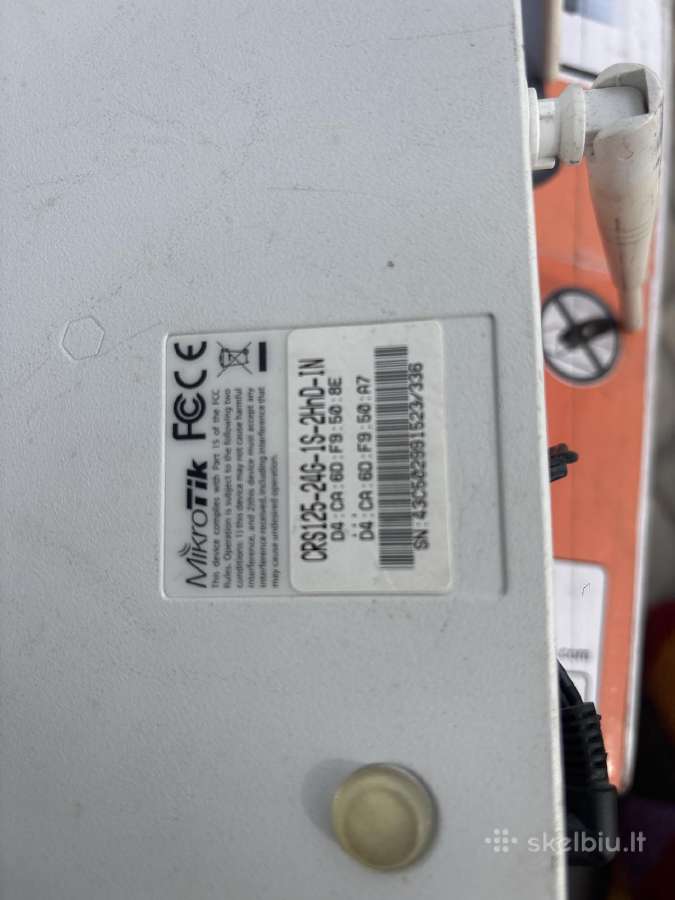 Mikrotik Crs125-24g-1s-2hnd-in - nuotraukos Nr. 2
