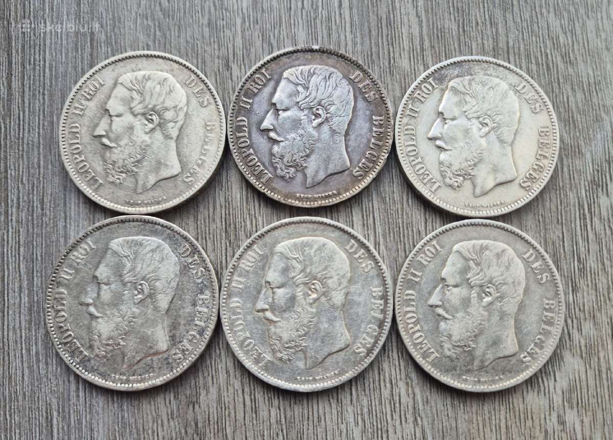 5 Frankai 1836-1876 Prancūzija. Kaina 450 Eur - nuotraukos Nr. 3