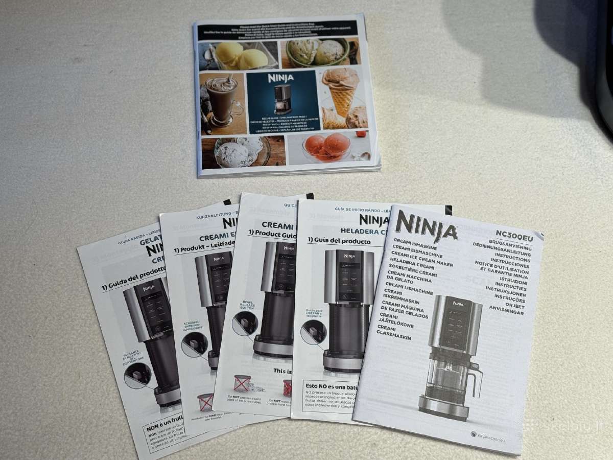 Ice Cream Maker Ninja Creami Nc 300 301 302 Eu - nuotraukos Nr. 4