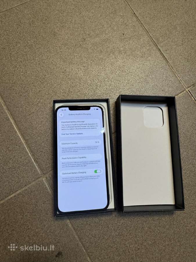 iPhone 12 pro max 128gb tvarkingas neardytas - nuotraukos Nr. 4