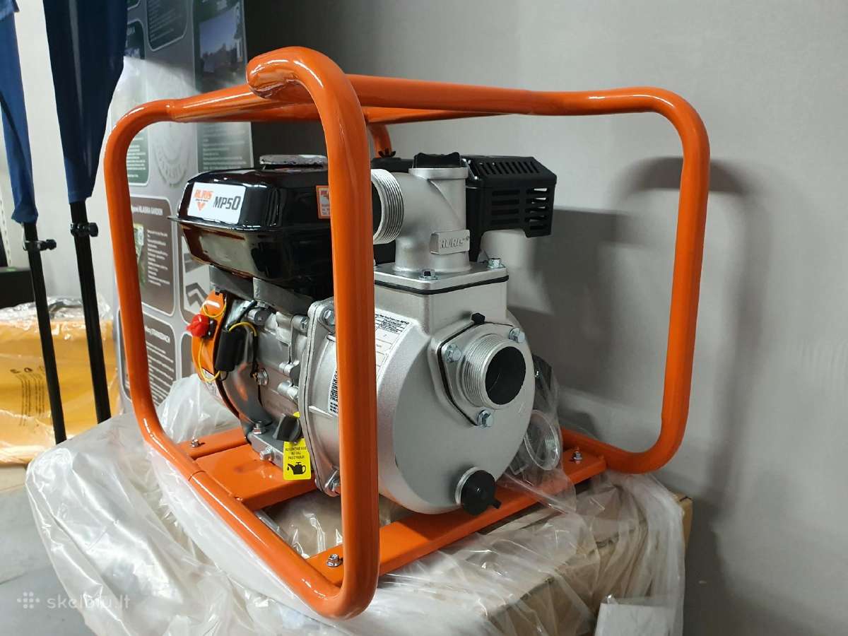 Siurblys vandens Ruris Mp50 50mm 25m3 su žarna 20 - nuotraukos Nr. 5