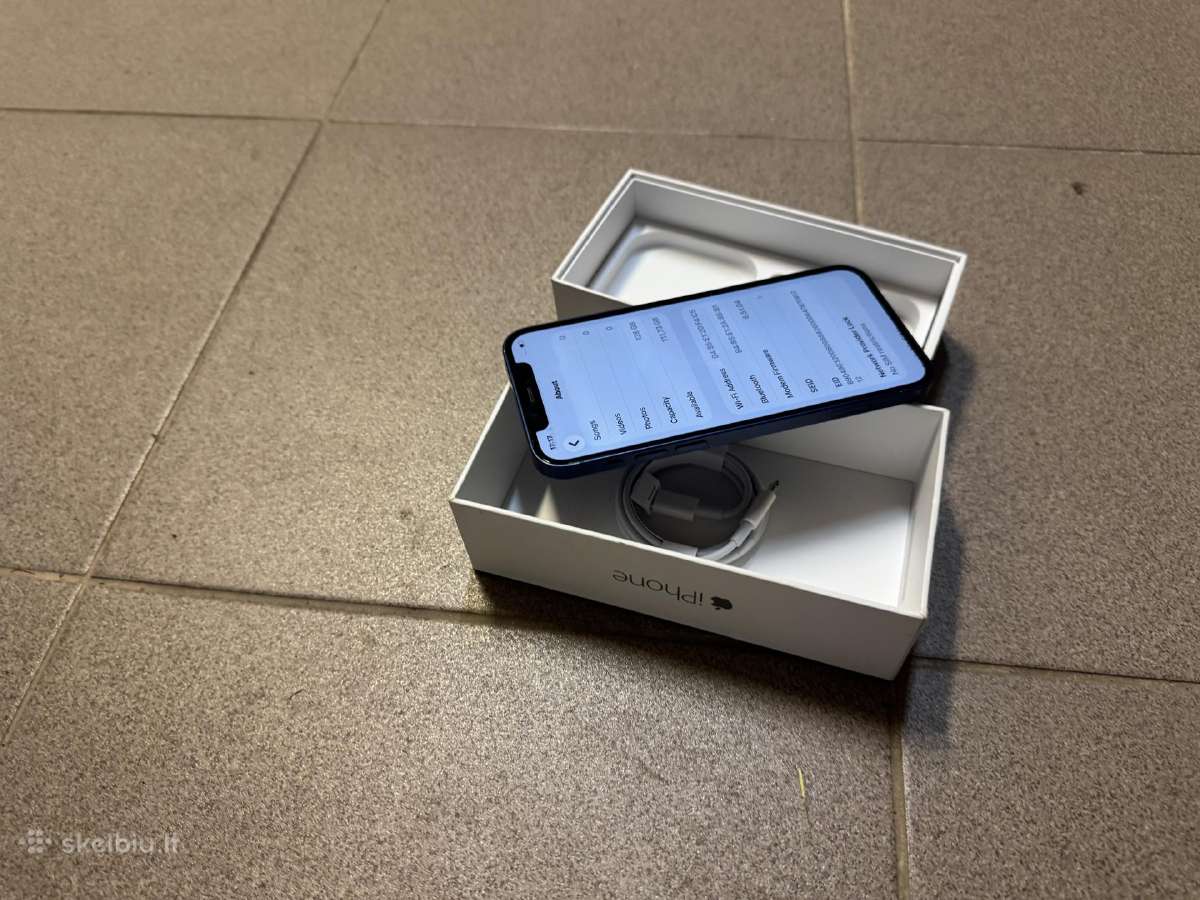 iPhone 12 128gb blue - nuotraukos Nr. 5