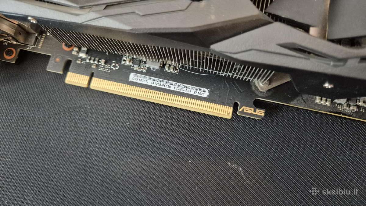Nvidia Geforce Rtx 1070ti 8gb - nuotraukos Nr. 3