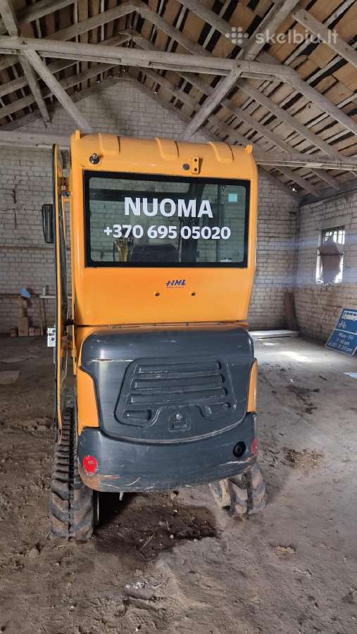 Mini ekskavatoriu nuoma - nuotraukos Nr. 2