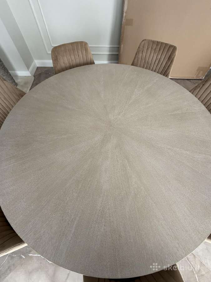 Eichholtz valgomojo stalo stalviršis 152 cm - nuotraukos Nr. 5