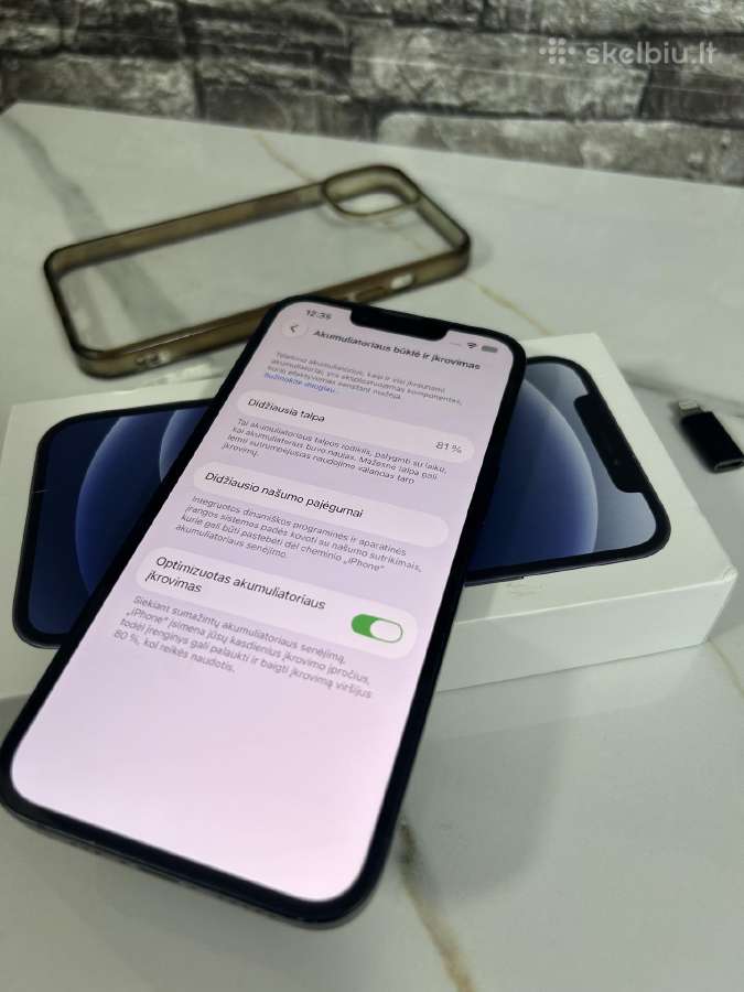 iPhone 14 128gb 81% Black - nuotraukos Nr. 2