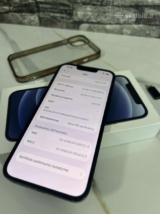 iPhone 14 128gb 81% Black - nuotraukos Nr. 4