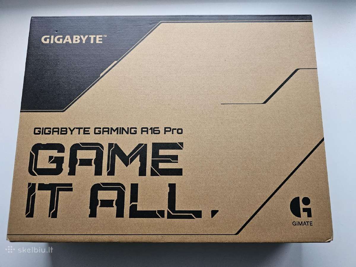 Naujas Gigabyte Gaming A16 Pro Rtx 5070 Ti - nuotraukos Nr. 3