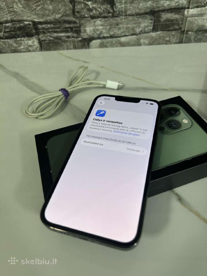 iPhone 13 Pro 128gb 77% Dark green - nuotraukos Nr. 10