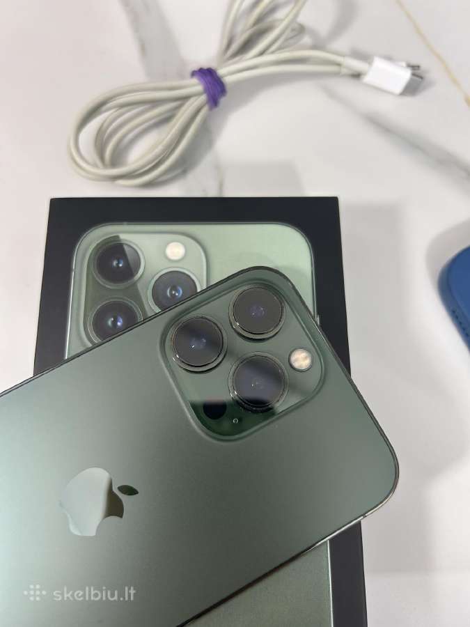 iPhone 13 Pro 128gb 77% Dark green - nuotraukos Nr. 5