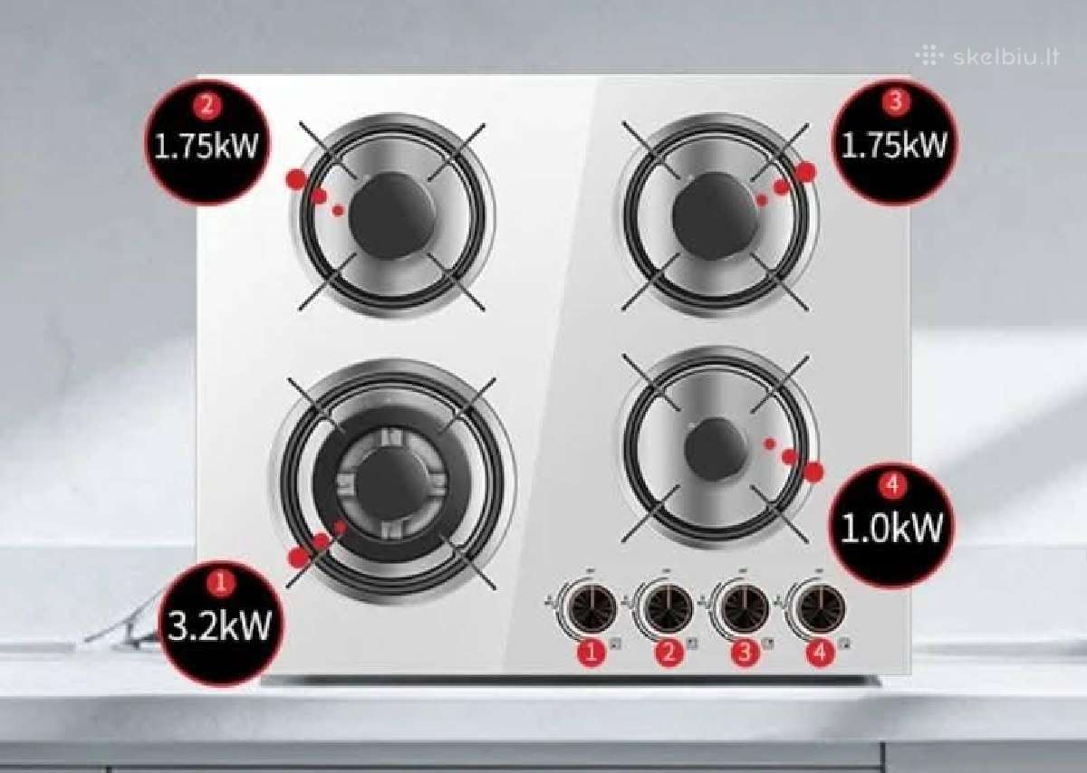 Hertz Forte ® Premium 4 degiklių, 3.2 kw 60cm - nuotraukos Nr. 10