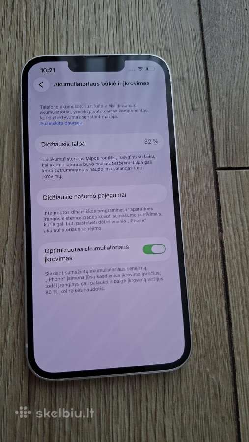 iPhone 13 128 GB – rožinis, puikios būklės - nuotraukos Nr. 13
