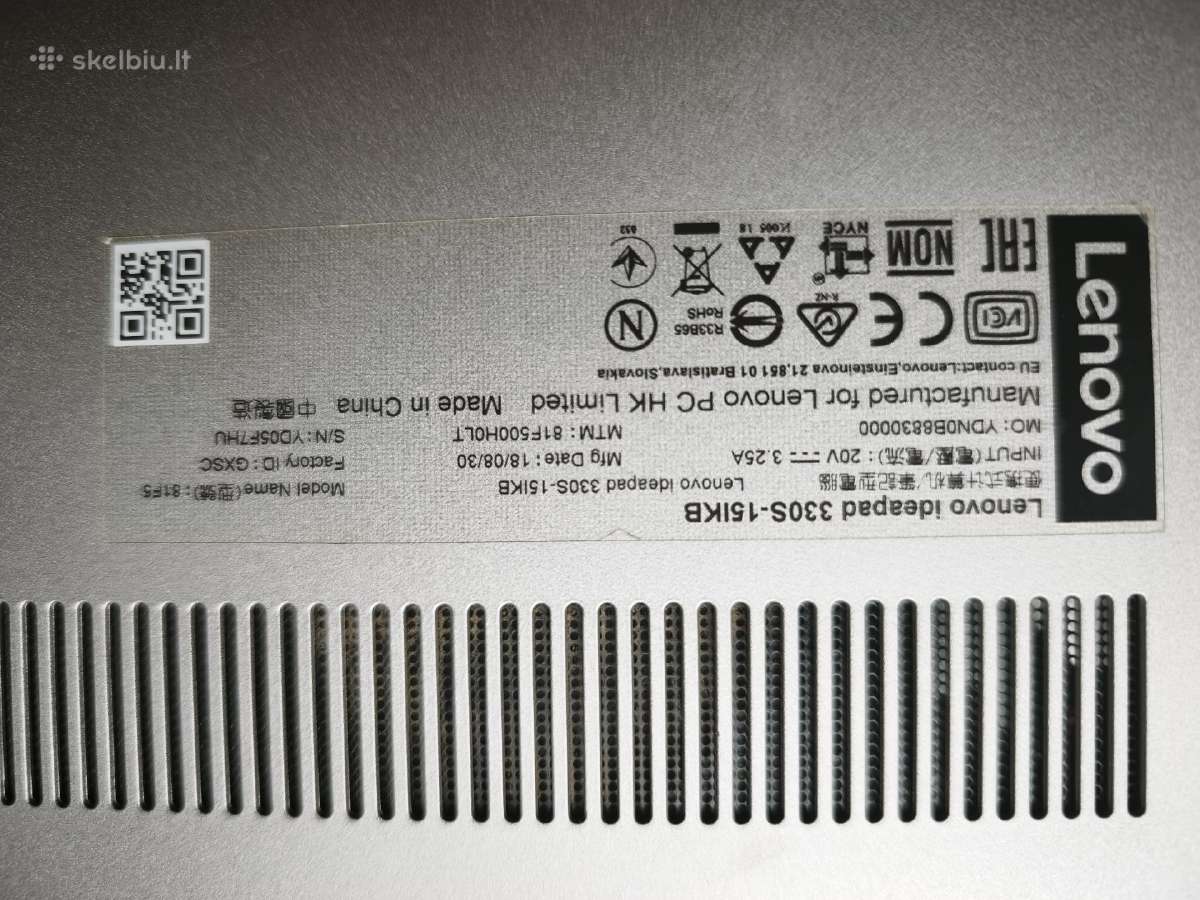 Lenovo ideapad 330s-15ikb - nuotraukos Nr. 3