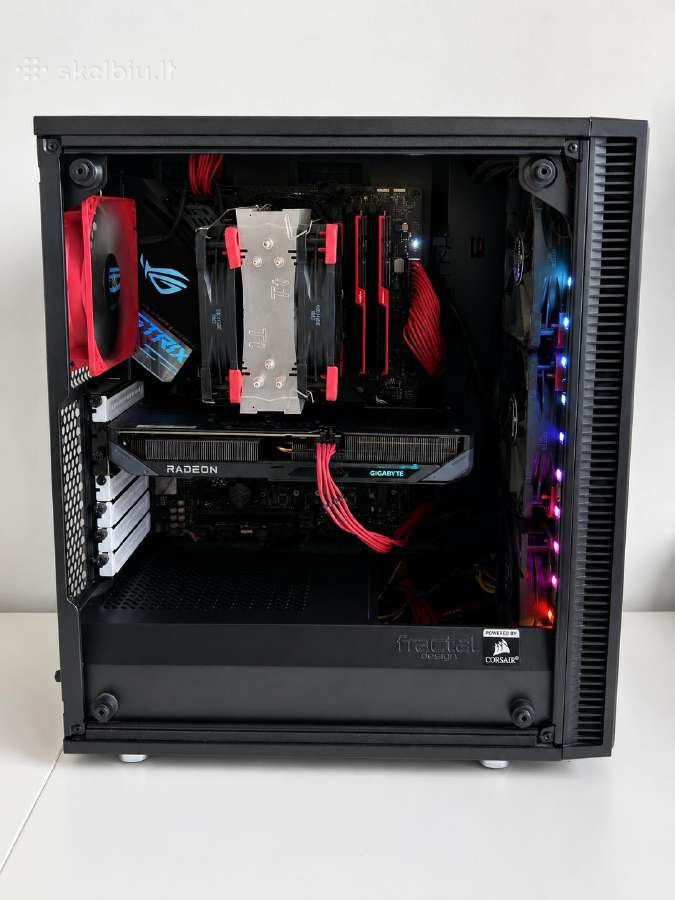 Gaming Pc - Rx 9060 XT 16gb, i7-10700k, 1tb SSD - nuotraukos Nr. 2