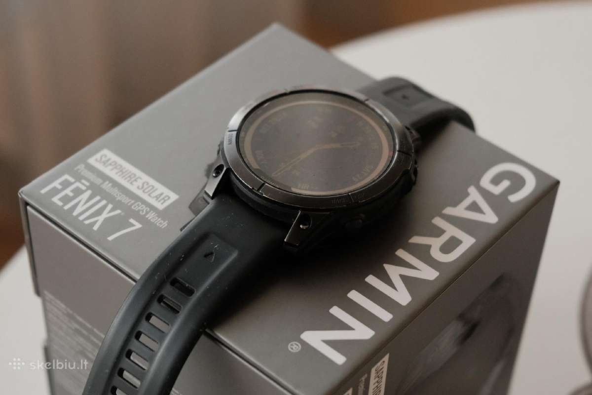 Garmin Fenix 7 Sapphire solar, multiband, titanium - nuotraukos Nr. 2