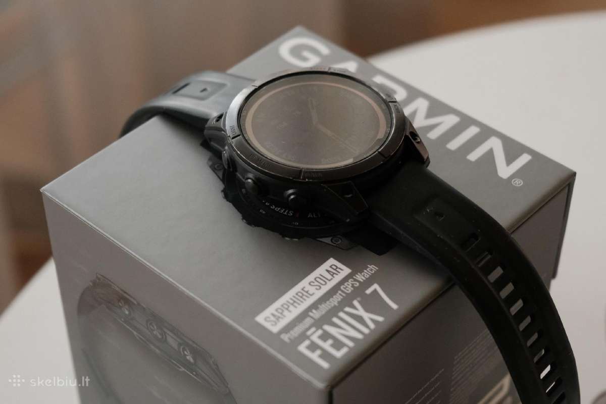 Garmin Fenix 7 Sapphire solar, multiband, titanium - nuotraukos Nr. 3