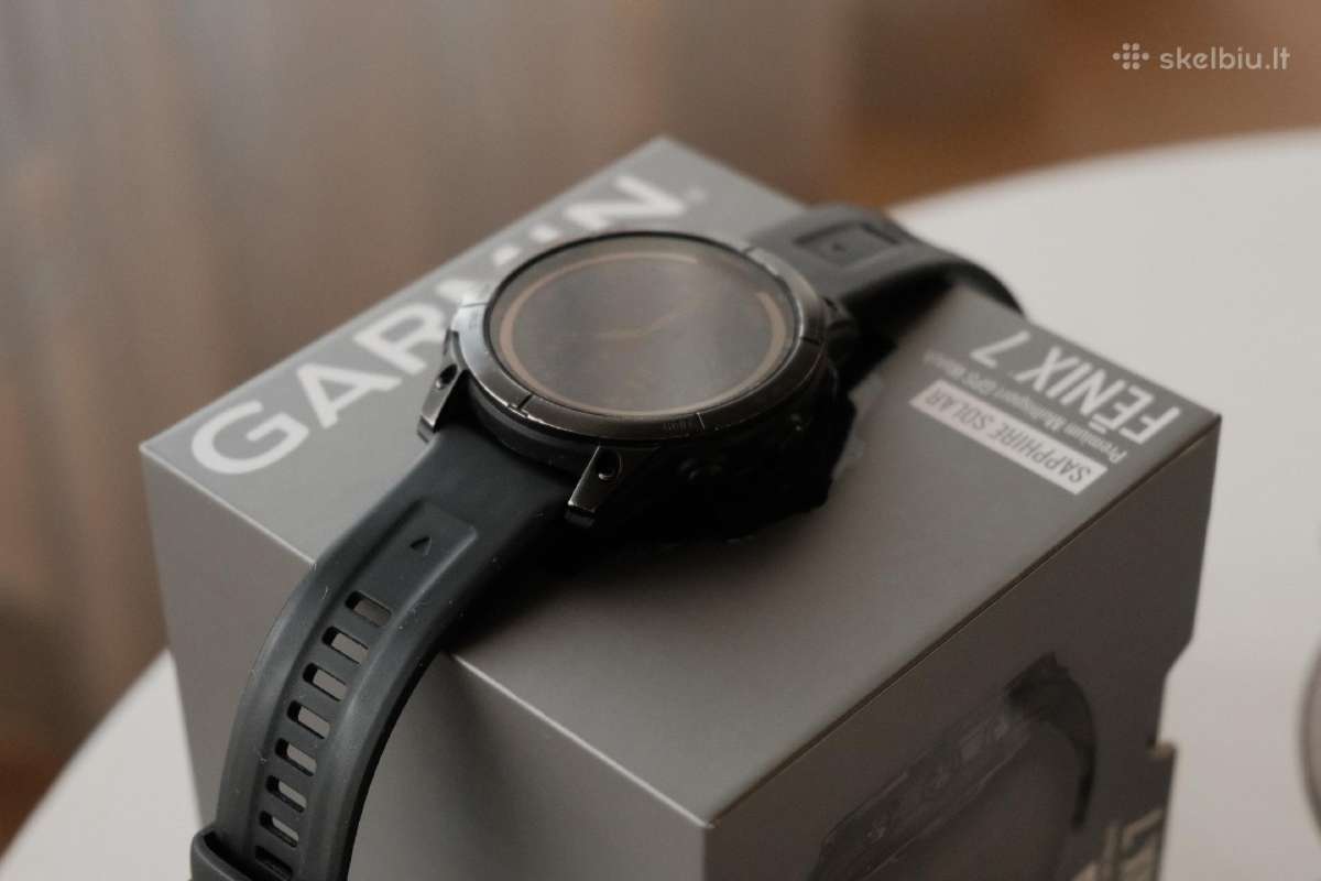 Garmin Fenix 7 Sapphire solar, multiband, titanium - nuotraukos Nr. 4