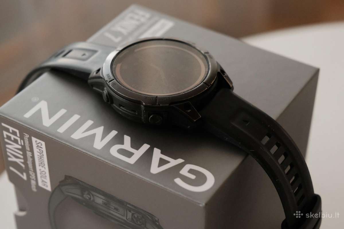 Garmin Fenix 7 Sapphire solar, multiband, titanium - nuotraukos Nr. 5