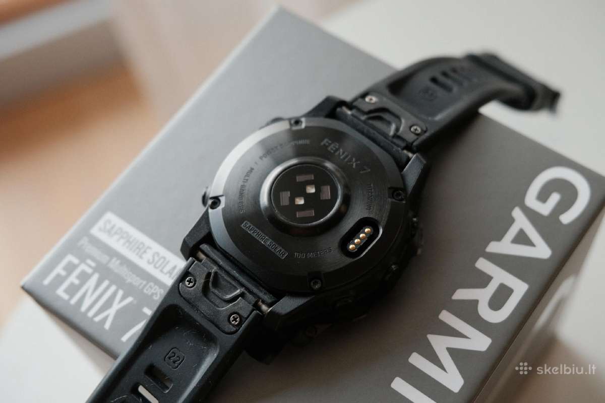 Garmin Fenix 7 Sapphire solar, multiband, titanium - nuotraukos Nr. 9