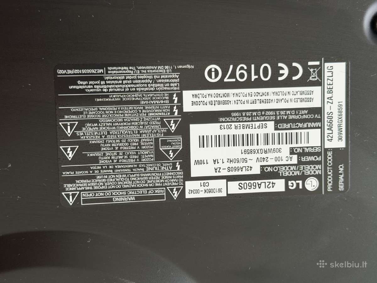 LG televizorius 43 inch - nuotraukos Nr. 3
