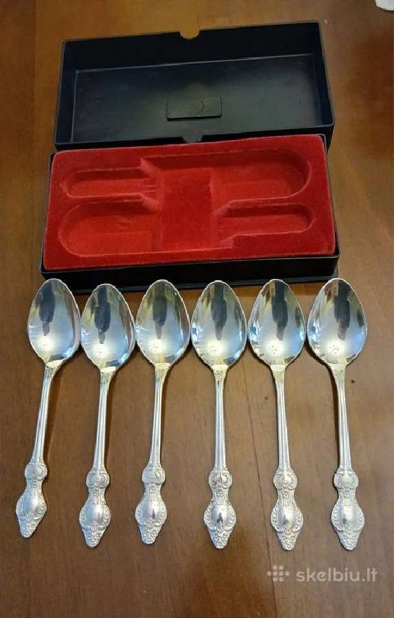 Melchioriniai, pasidabruoti, dideli šaukštai 6 vnt - nuotraukos Nr. 6