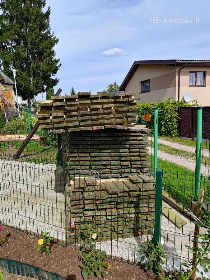 Parduodu impregnuotas lentas, 5e/vnt. Ilgis 6m. - nuotraukos Nr. 2