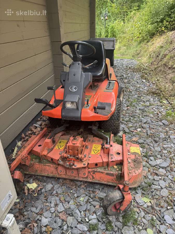 Kubota F1900 4x4 traktoriukas žoliapjovė - nuotraukos Nr. 3