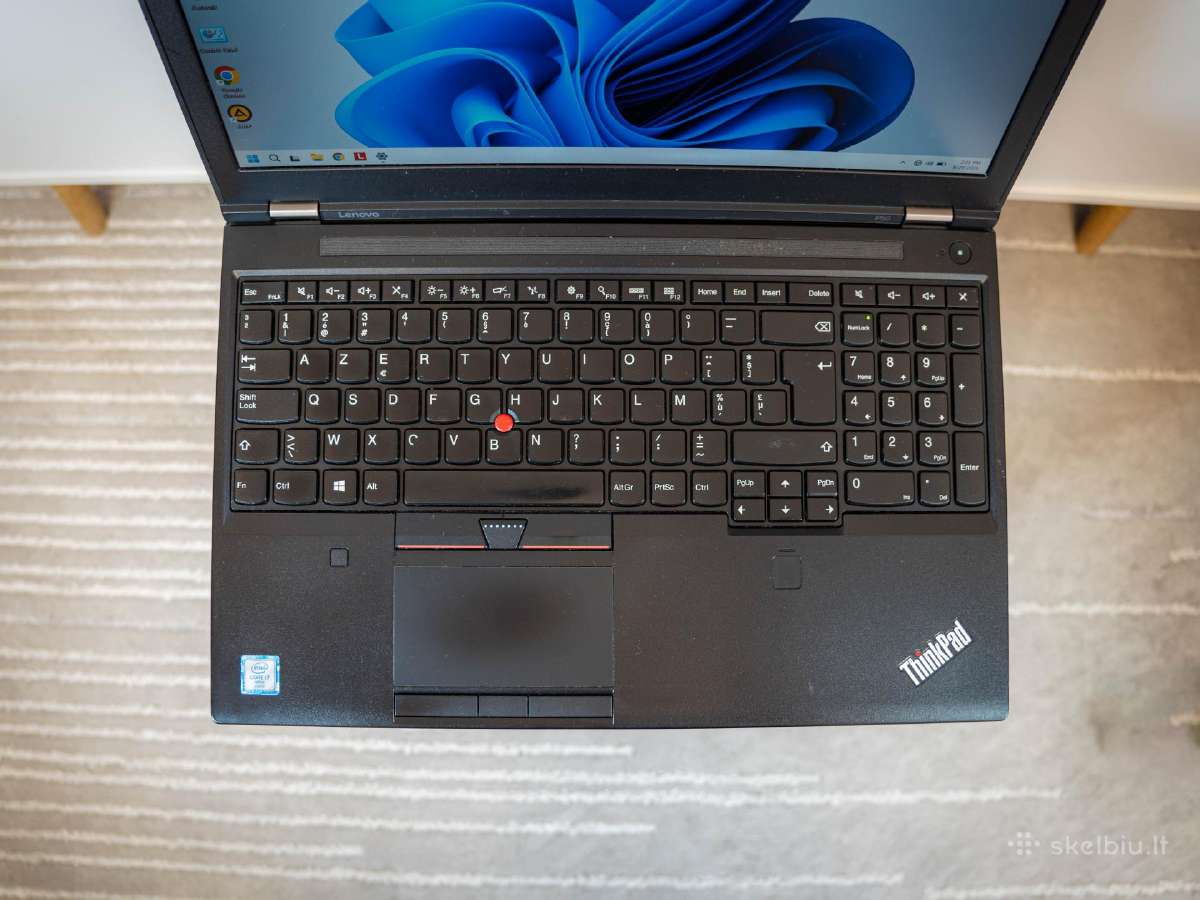 Thinkpad P50/ i7-6820hq/ M2000m 4gb/ 16gb/ 256 GB - nuotraukos Nr. 4