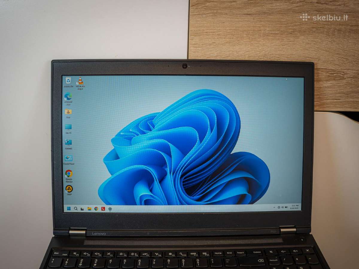 Thinkpad P50/ i7-6820hq/ M2000m 4gb/ 16gb/ 256 GB - nuotraukos Nr. 5