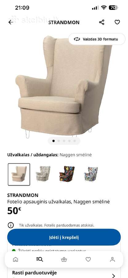 Dovanojame ikea fotelis - nuotraukos Nr. 3