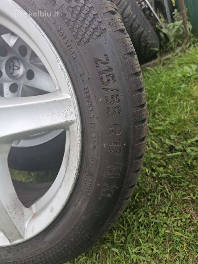 Ratlankiai su padangom toyota avensis - nuotraukos Nr. 4