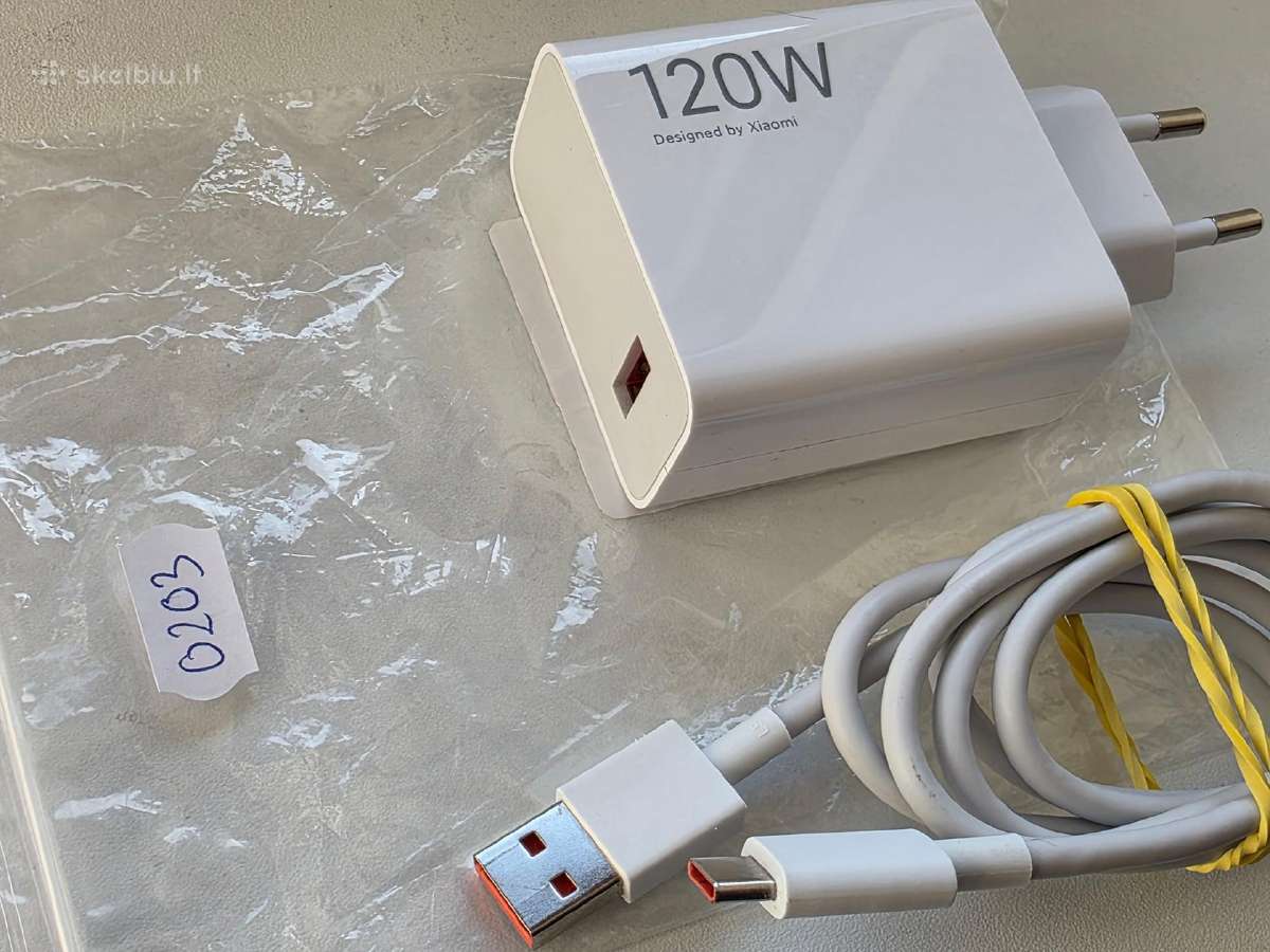 Xiaomi charger 120w with cable originalus naud - nuotraukos Nr. 9