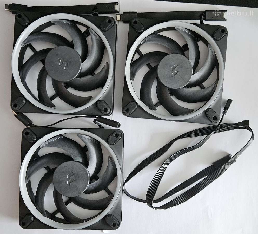 Ventiliatoriai Fractal Design Momentum 12 Rgb 120 - nuotraukos Nr. 3
